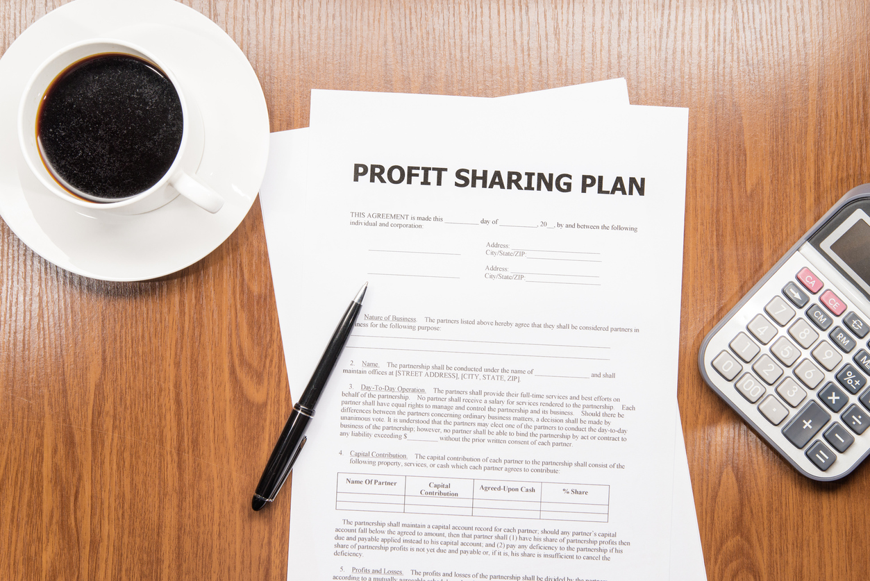 Image of a profit sharing plan.