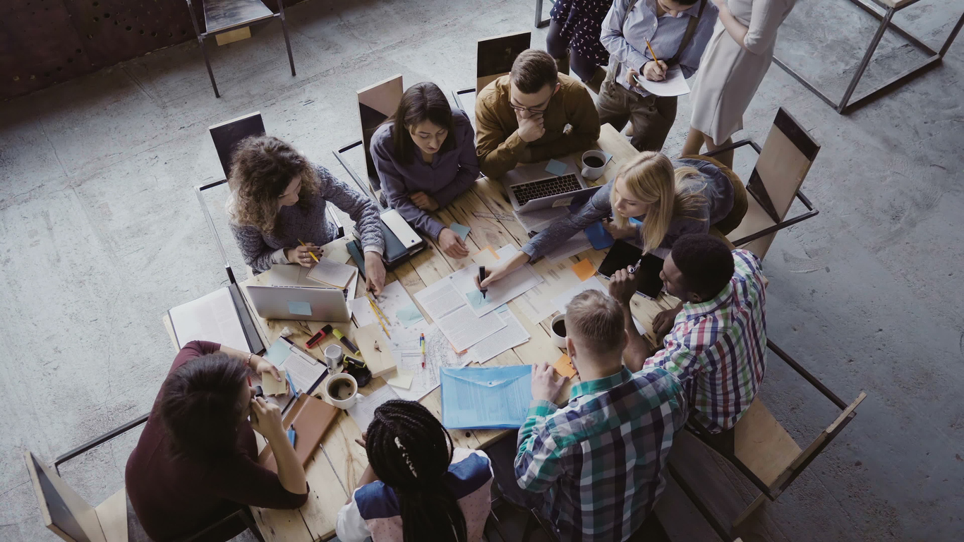 Employees at a company that offers group health insurance coverage.