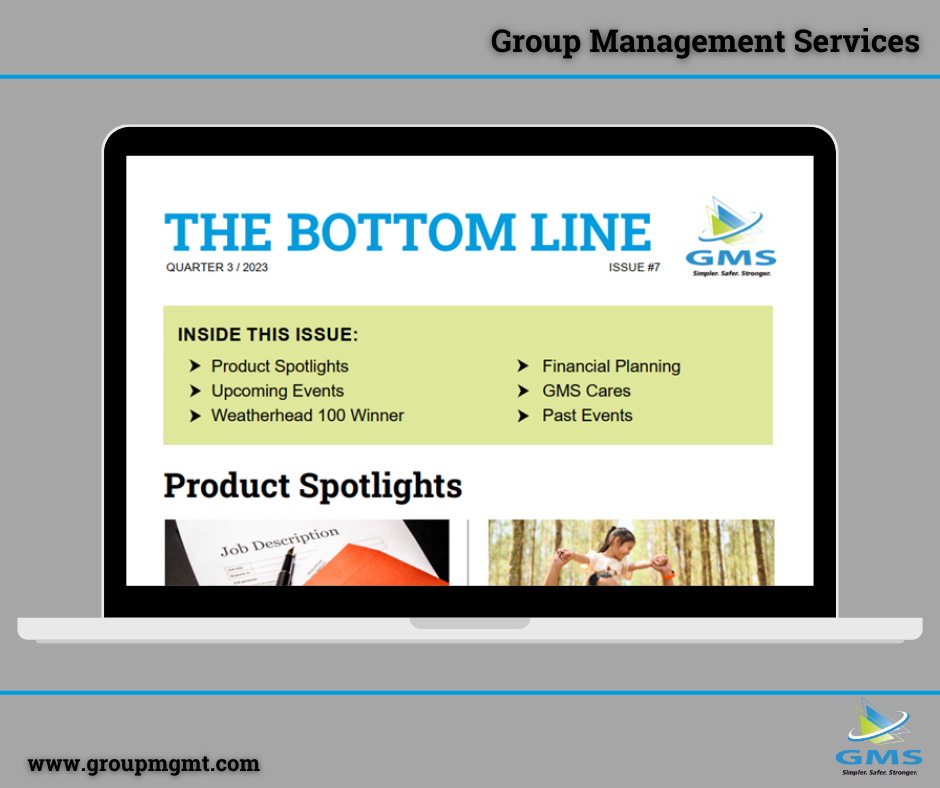 Blog image for The Bottom Line Newsletter Released By GMS - Quarter Three