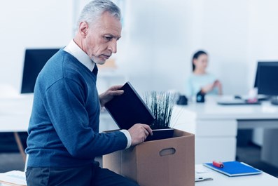 terminated employee packing desk