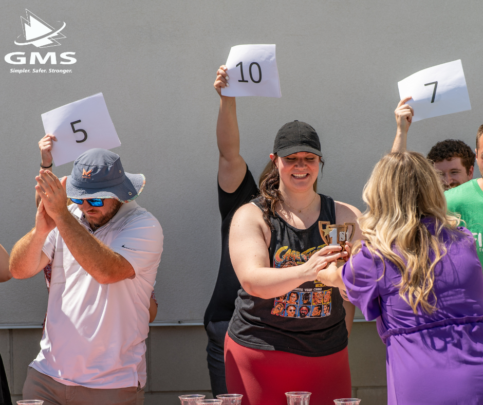 Hot Dog Eating Contest Held At GMS' Headquarters