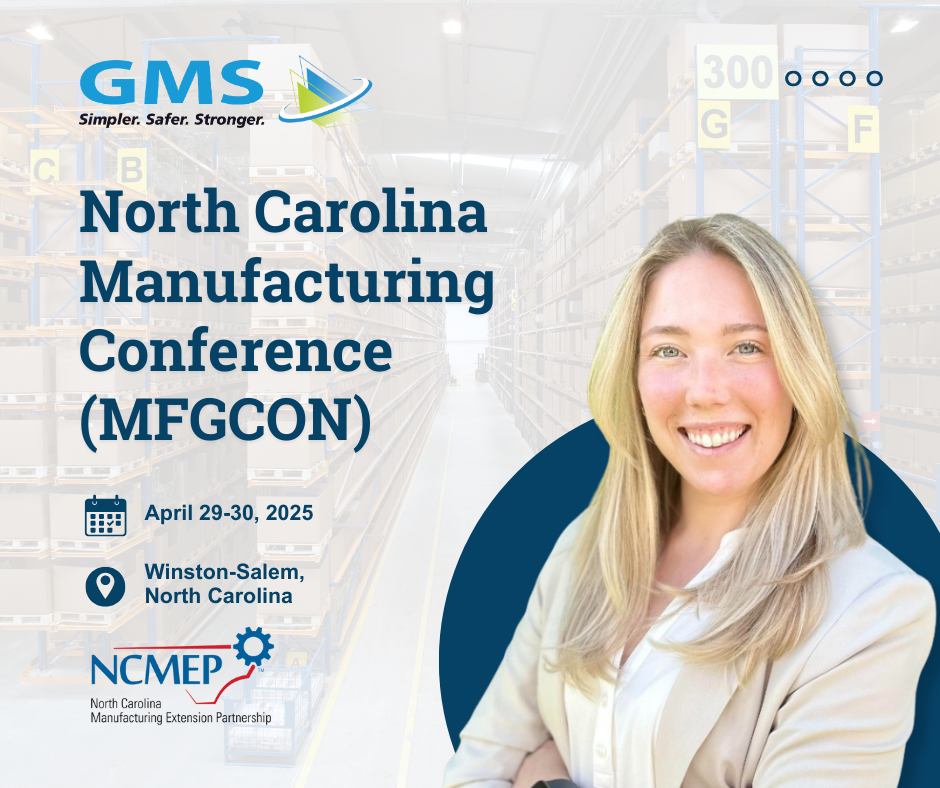 GMS To Attend The North Carolina Manufacturing Conference (MFGCON)