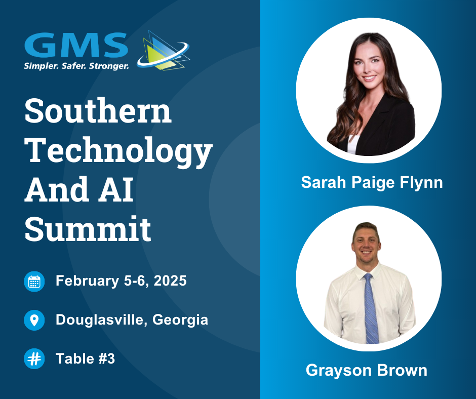 GMS To Attend The Second Annual Southern Technology And AI Summit