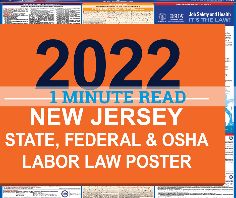 New Jersey Enacts New Poster Requirements